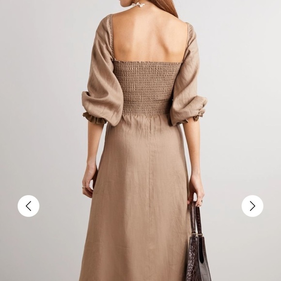 Reformation dress tan linen Small - Picture 4 of 4